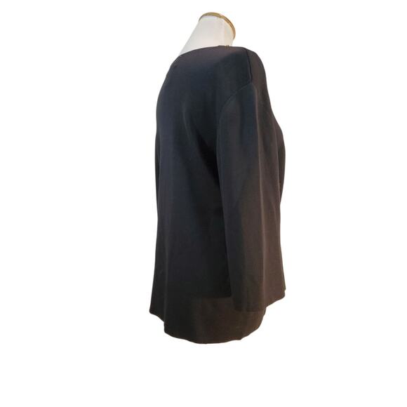 Joseph A Woman Qu'Est Cequec 'Est Silk Vintage Black Beaded 1990s VTG Sweater 1X - Picture 16 of 16